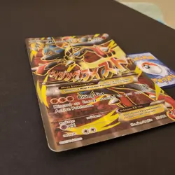 Jumbo M Lucario EX 55a/111 LP-MP 2017 Pokemon XY Star Promo Collection Box Card - Image 2