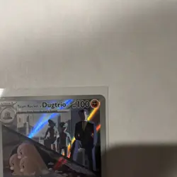 Pokemon Team Rocket's Dugtrio Full Art Holo Rare ASC 239/217 Card - Image 3