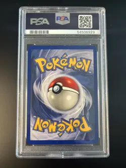 Pokemon Cards 1999 Base Set Unlimited Hitmonchan Holo 7/102 PSA 8 NM-MT - Image 2