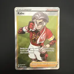 Pokemon TCG Kabu Darkness Ablaze Holo Card 186/189 Full Art - Image 1