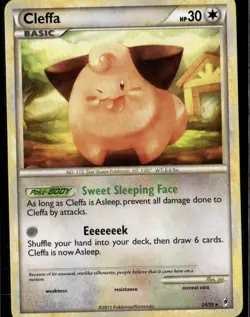 Cleffa Rare Call of Legends 24/95 Colorless Pokemon Card - Image 1