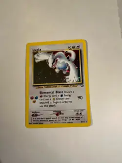 Lugia 9/111 Neo Genesis Holo Rare Pokemon Card - Image 4