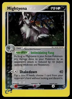 Pokemon Card - Mightyena Ruby & Sapphire 10/109 Holo Rare - Image 1