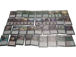 Magic The Gathering Black Green Deck Bundle x 62 Cards with Box + Sleeves MTG - Image 1