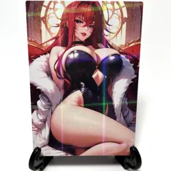 High School DxD Rias Gremory Sexy Anime Waifu Girl Lewd Goddess Story Art Card - Image 1
