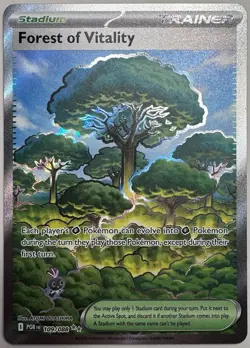 Forest of Vitality 109/088 Ultra Rare Full Art Holo Pokemon Card Perfect Order - Image 1