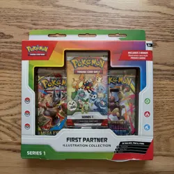 Pokemon First Partner Pack Series 1 Promo Booster 3 Cards Charmander Chikorita - Image 1