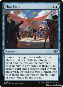 Flow State [SOS - 49] - NM [Foil] TCG MTG - Image 1