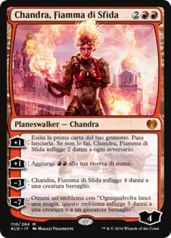 MTG CHANDRA, TORCH OF DEFIANCE EXC - CHANDRA, FIAMMA DI SFIDA - KLD - Image 1