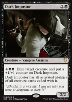 MTG DARK IMPOSTOR PLAYED - INGANNATRICE OSCURA - CMD2017 - MAGIC - Image 1
