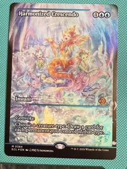 Mtg ECL Lorwyn — Japanese Showcase — Harmonized Crescendo — FOIl — NM - Image 1