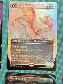 Mtg ECL Lorwyn — Borderless — Eirdu, Carrier of Dawn — FOIl — NM - Image 1