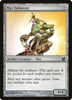 MTG MYR ENFORCER FOIL EXC - OPPRESSORE MYR - MMA - MAGIC - Image 1