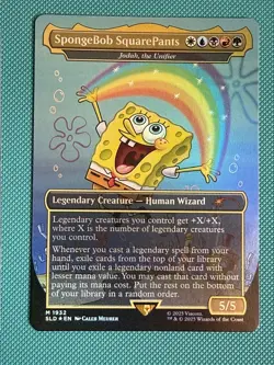 Mtg Secret Lair SpongeBob Squarepants Jodah Unifer — Foil — NM - Image 1