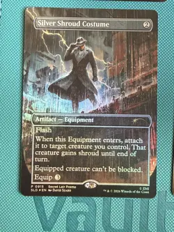 Mtg Secret Lair— Silver Shroud Costume — Foil —NM - Image 1