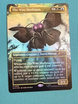 Mtg Secret Lair Fallout — The Wise Mothman — Foil — NM - Image 1