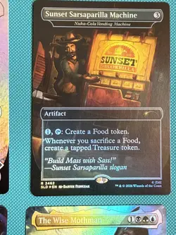 Mtg Secret Lair Fallout — Sunset Sarsaparilla Machine Nuka Cola Vending— Foil NM - Image 1