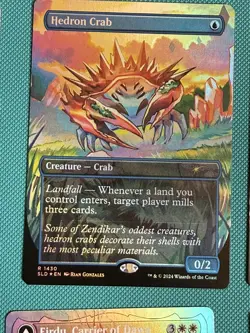 Mtg Secret Lair— Hedron Crab — Foil —NM - Image 1