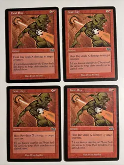4x Mtg Urza’s Saga Heat Ray PL/EX Magic Karte Magic The Gathering - Image 1