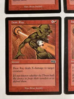 4x Mtg Urza’s Saga Heat Ray PL/EX Magic Karte Magic The Gathering - Image 2