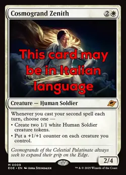 MTG COSMOGRAND ZENITH EXC - COSMONOBILE ALLO ZENIT 9 - EOE - MAGIC - Image 1