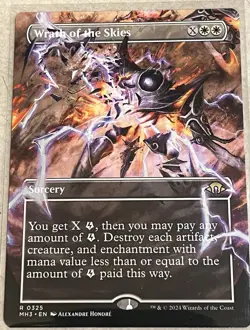 Wrath of the Skies Borderless Card, Modern Horizons 3 Regular - Image 1