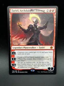 MTG Zariel, Archduke of Avernus M Adventures in the Forgotten Realms #172 - Image 1