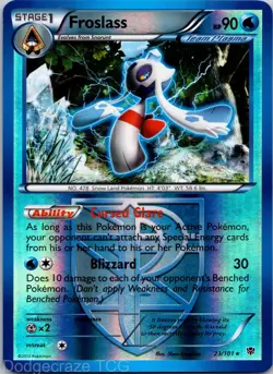 Froslass 23/101 Rare Plasma Blast Pokemon Reverse Holo NM - Image 1