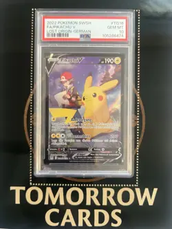 Pokemon Pikachu V Verlorener Ursprung TG16 PSA 10 GEM MT Deutsch 2022 alternativ - Image 1