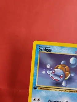 Pokemon Karten Sammlung - Starter Schiggy 68/82 1. Edition Rocket - Excellent-NM - Image 2