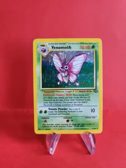 Pokemon Karte/card - Omot Venomoth 13/64 - Jungle Set Holo - Light Played - Image 1