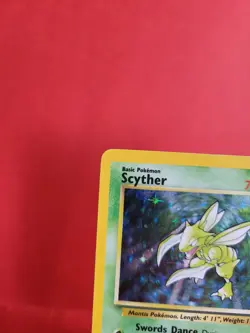 Pokemon Karte/card - Scyther Sichlor 10/64 - Jungle Set - Holo - Played - Image 2