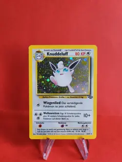 Pokemon Karte/card - Knuddeluff Wigglytuff 16/64 - Jungle Holo - Swirl Excellent - Image 1