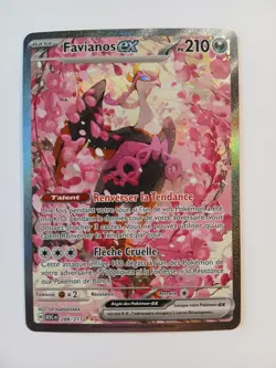 Carte Pokemon Favianos EX Alt 288/217 Heros Transcendants ME2.5 ASC FR NM - Image 1