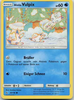 Tomokazu Komiya Alola-Vulpix - Ultra Prisma - DE - NM - Pokemon TCG Karte - Image 1