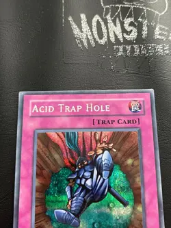 YUGIOH ACID TRAP HOLE SECRET RARE SDD-E002 - Image 3