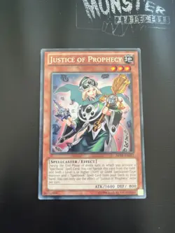 YUGIOH JUSTICE OF PROPHECY RARE ABYR-EN023 MIXED EDITIONS - Image 1