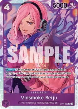 One Piece Vinsmoke Reiju (069) (OP06-069/239) OP06 Wings of the Captain NM FOIL - Image 1