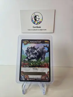 World of Warcraft TCG Nightsaber Cub Unused Loot Card (Pet) - Image 1