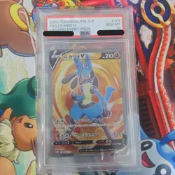 Pokemon Card PSA10 Lucario V 304/S-P SR Promo 2022 Japanese - Image 1