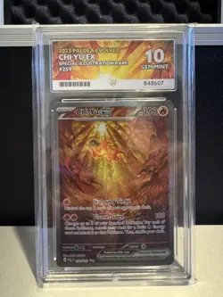 Pokemon Chi-Yu EX 259/193 Paldea Evolved Illustration Rare - ACE 10 Graded - Image 1