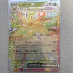 Pokemon TCG Leafeon EX Sv: Prismatic Evolutions Holo EN 006/131 270HP - Image 1