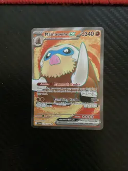 Pokemon Mamoswine ex 174/159 Journey Together Ultra Rare Full Art Holo NM - Image 1