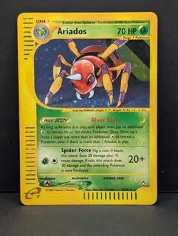 Ariados H03/H32 Aquapolis Holo Ultra Rare Pokemon TCG Nintendo LP - Image 1