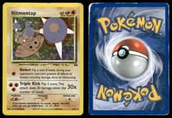 HITMONTOP 3/75 HOLO R DMG NEO DISCOVERY POKEMON - Image 1