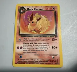 Dark Flareon 35 Team Rocket Pokemon PTCG - Image 1