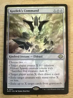 Mint/Near-Mint, English - 1 x MTG Kozilek's Command Modern Horizons 3 - Image 1
