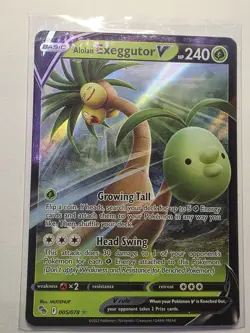Pokemon GO #005/078 Alolan Exeggutor V - Image 1