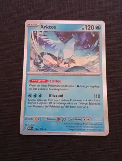 Pokemon - Arktos - MEW 144/165 - Holo - Deutsch - NM - Image 1