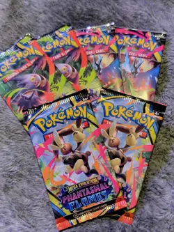 Pokemon Phantasmal Flames Sealed Booster Packs X6 - Image 1